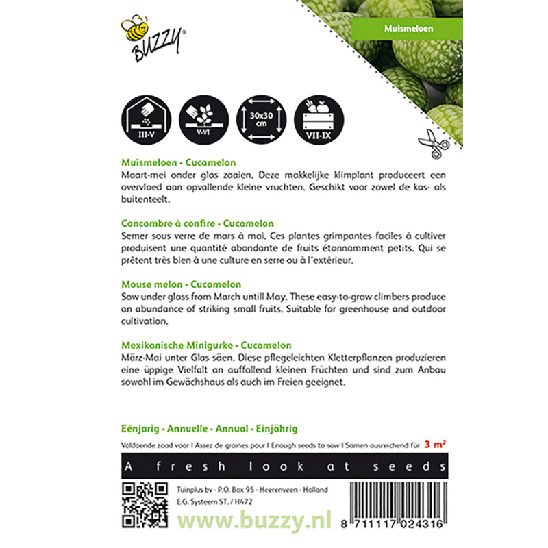 Buzzy® Mouse melon, Cucamelon